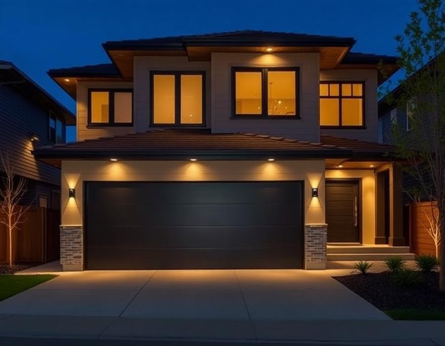 Garage door style option