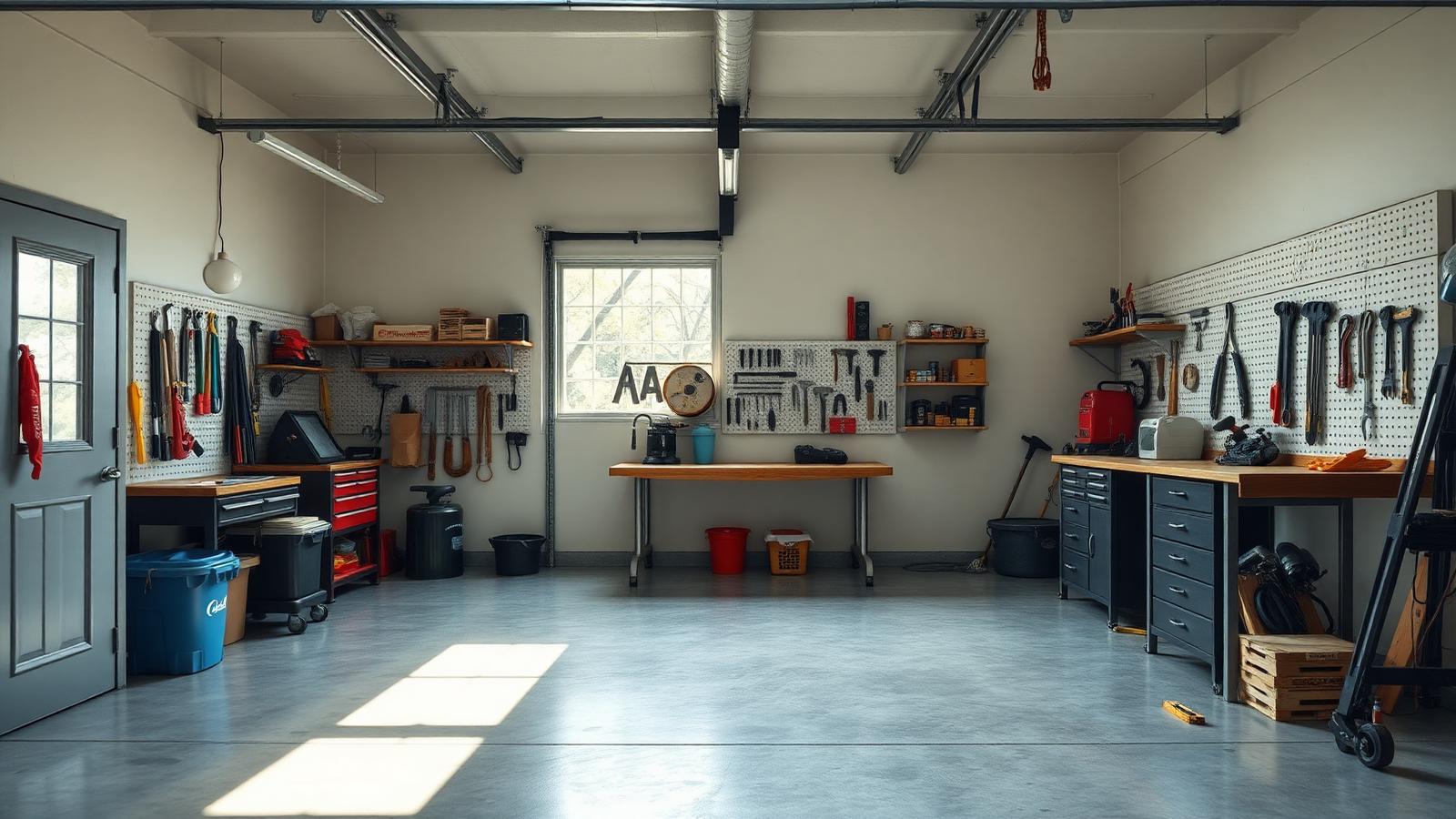 Modern garage interior